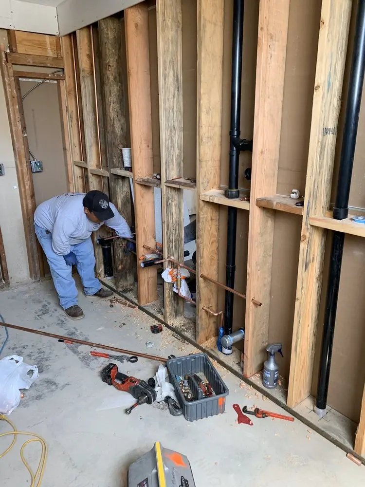 Commercial rough-in plumbing for Gas Line Repair in Beaumeade